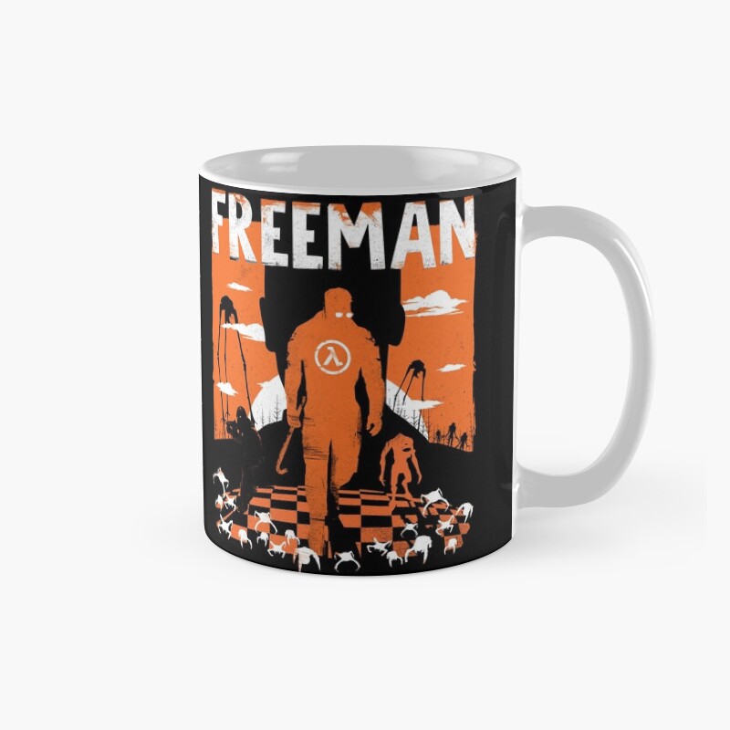 The Freeman Half Life Shirt Halflife Mug