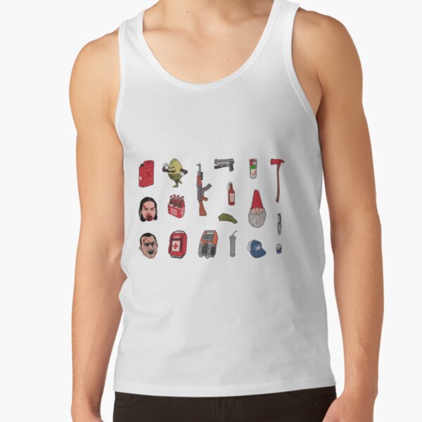 Left 4 Dead Stickers Tank Top