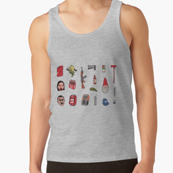 Left 4 Dead Stickers Tank Top - Image 5