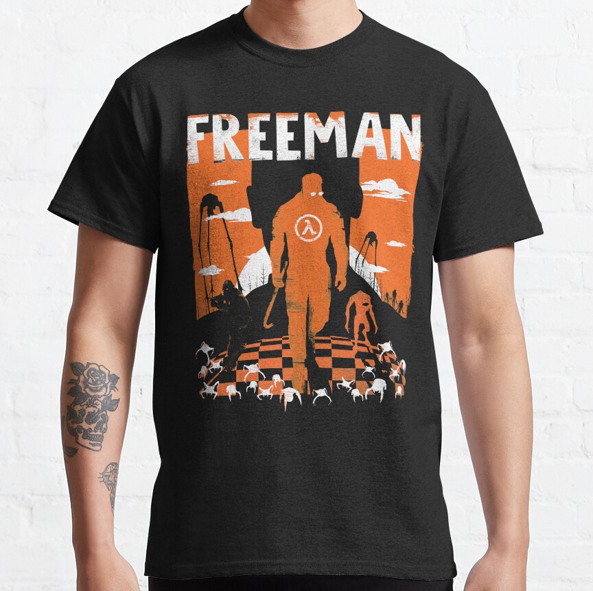 The Freeman Half Life Shirt Halflife T-Shirt