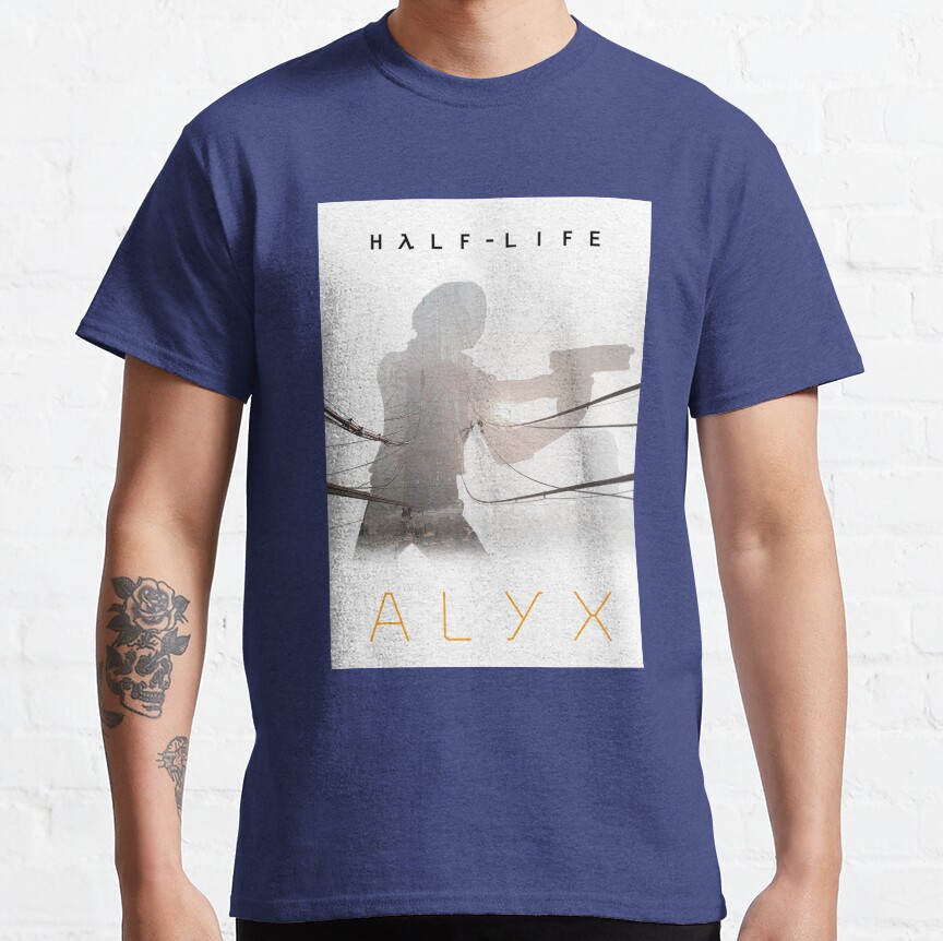 Half Life Alyx Fan Made Poster T-Shirt - Image 2