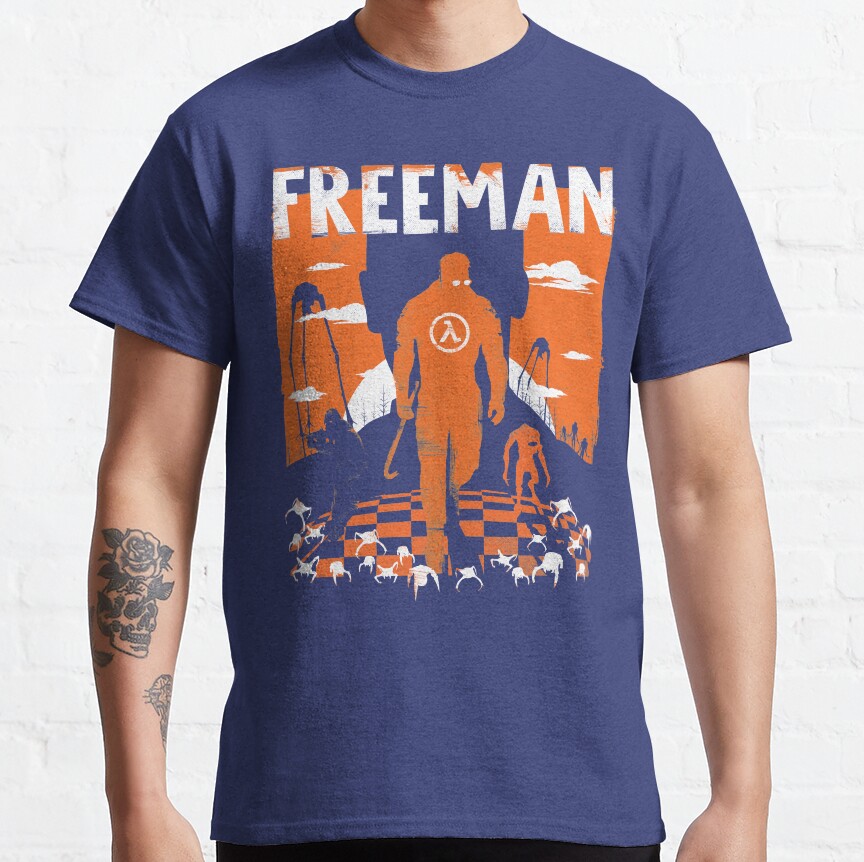 The Freeman Half Life Shirt Halflife T-Shirt - Image 6