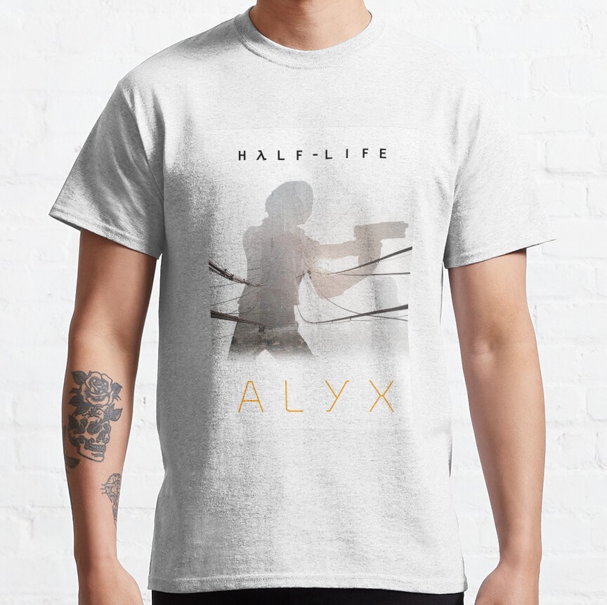 Half Life Alyx Fan Made Poster T-Shirt - Image 5