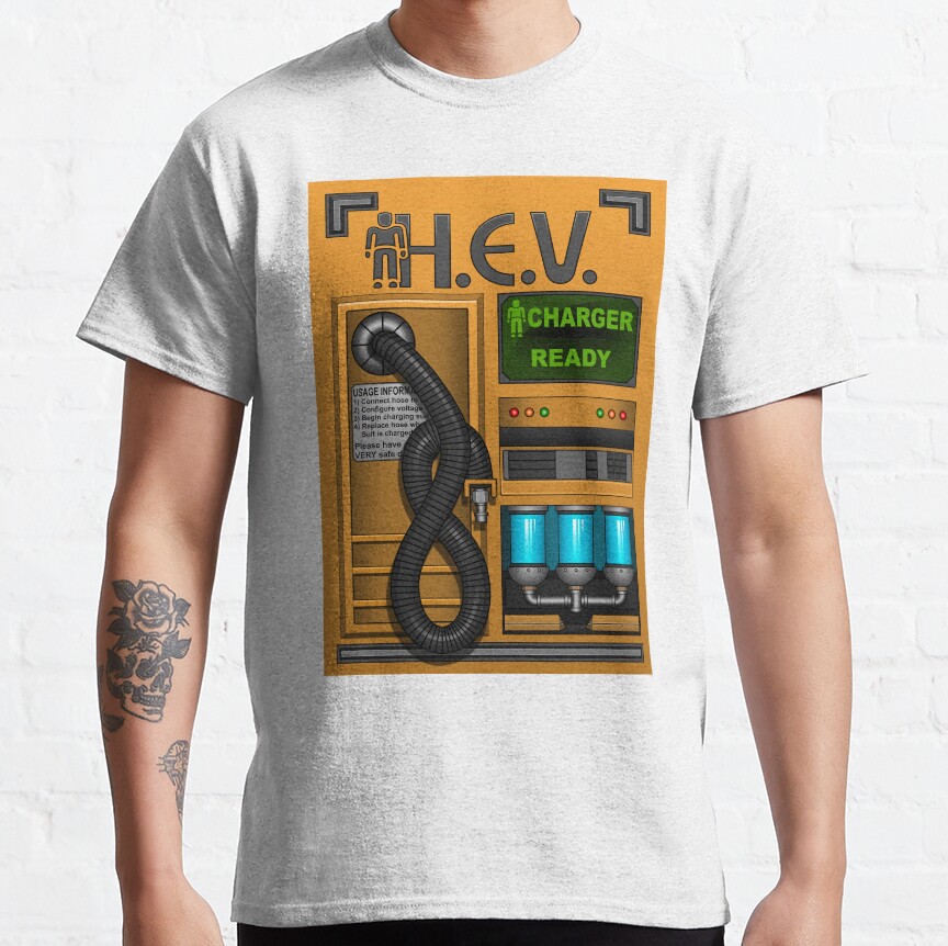 Half Life Hev Charger T-Shirt - Image 6