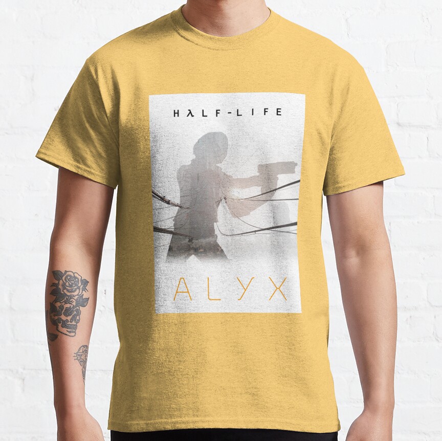 Half Life Alyx Fan Made Poster T-Shirt - Image 6