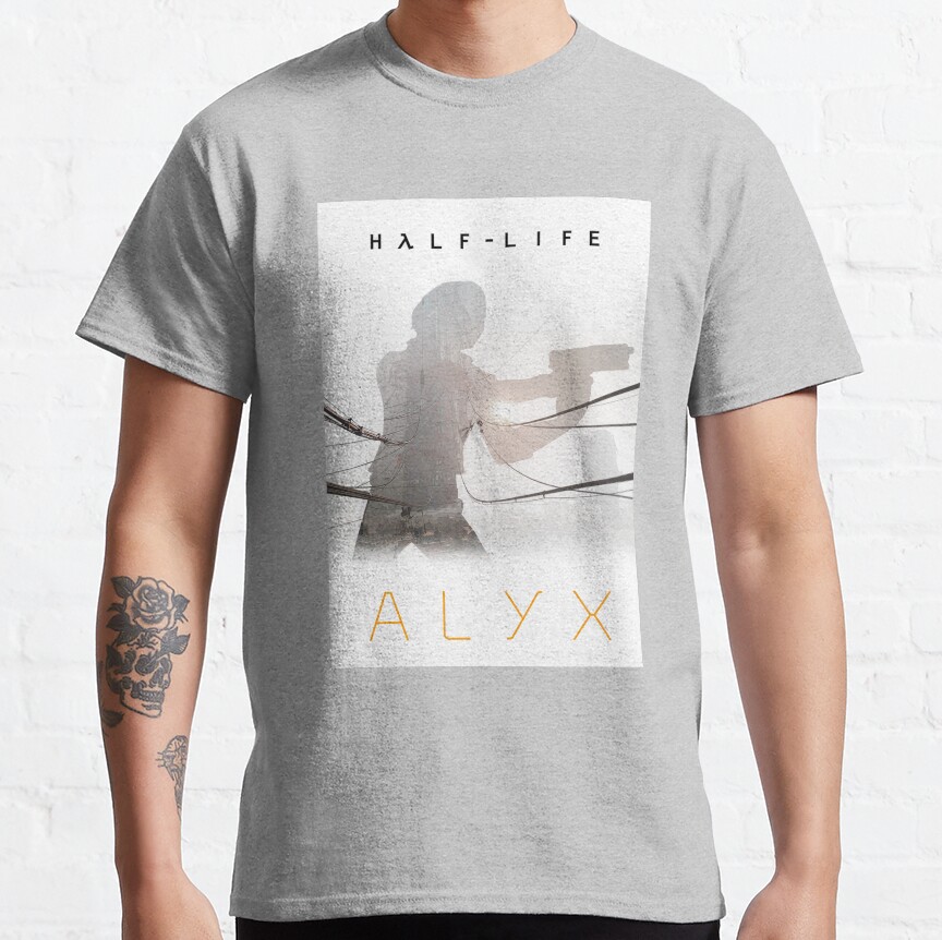 Half Life Alyx Fan Made Poster T-Shirt - Image 7
