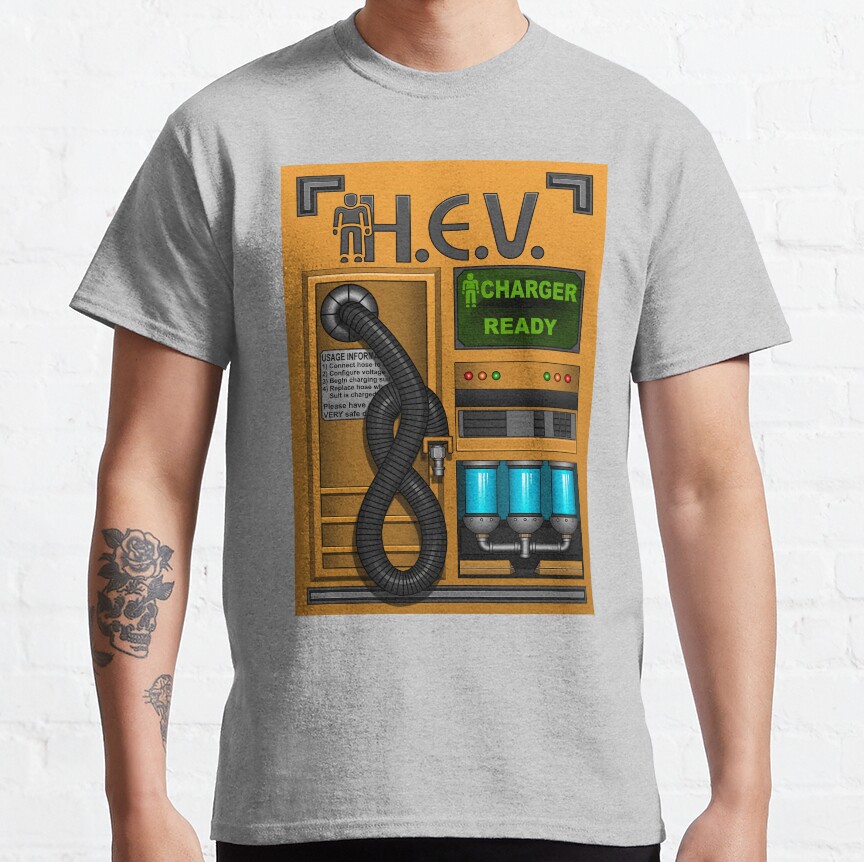 Half Life Hev Charger T-Shirt - Image 5