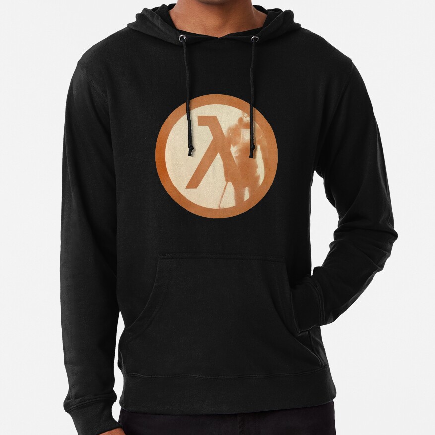 Half Life Gordon Freeman Retro Style Logo Hoodie - Image 4