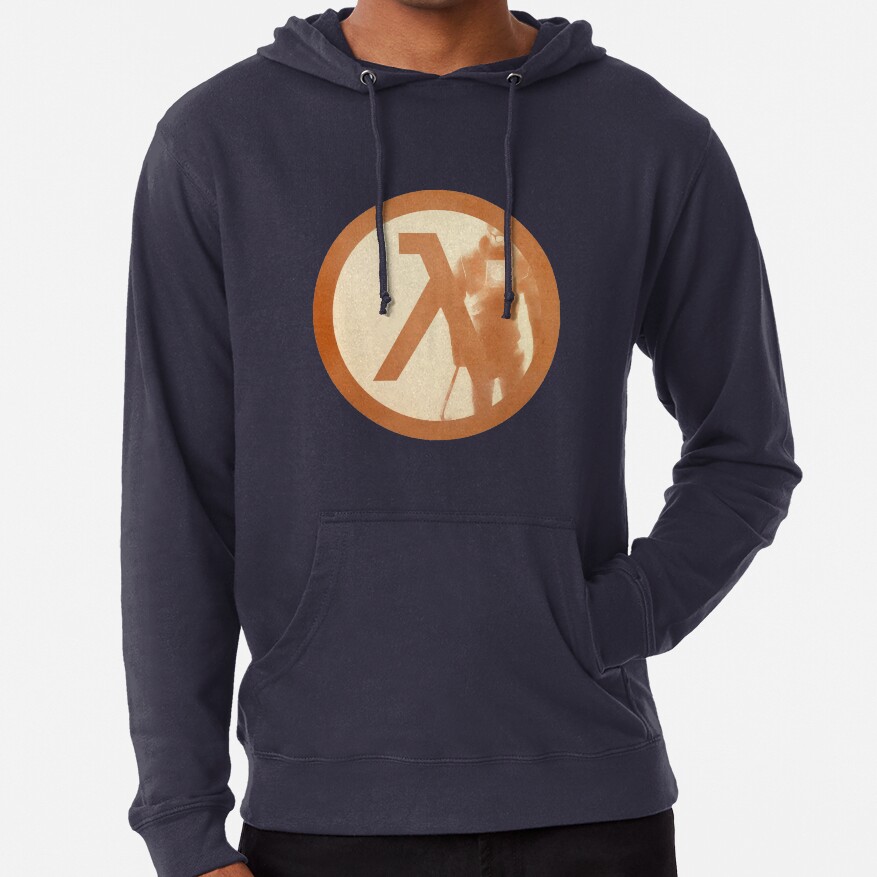 Half Life Gordon Freeman Retro Style Logo Hoodie - Image 2