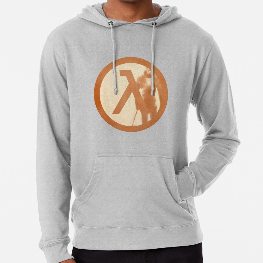 Half Life Gordon Freeman Retro Style Logo Hoodie - Image 5