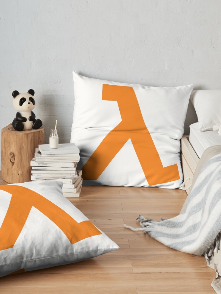 Half Life Lambda Symbol Throw Pillow - Image 2