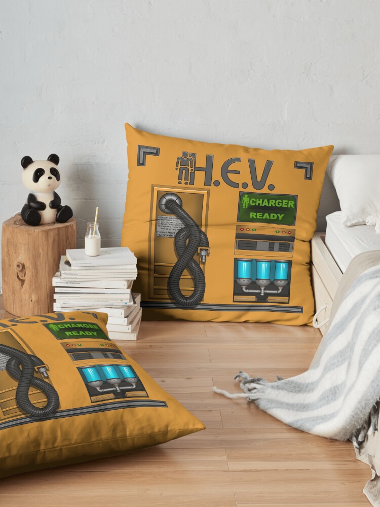 Half Life Hev Charger Throw Pillow - Image 2
