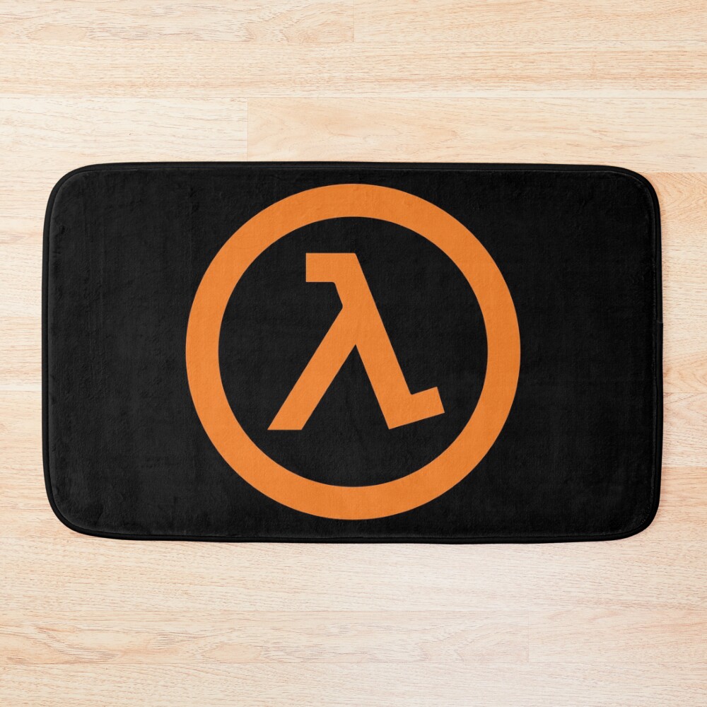 Half Life Lambda Bath Mat