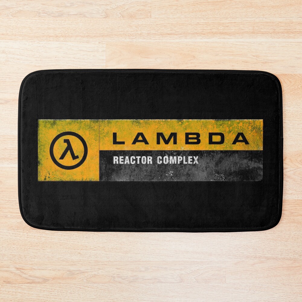 Lambda Complex Grungy Bath Mat