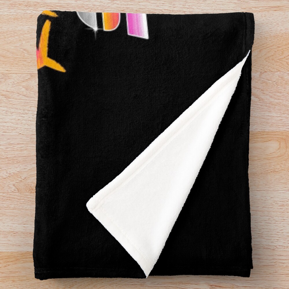 Rise And Shine Neon Throw Blanket - Image 2