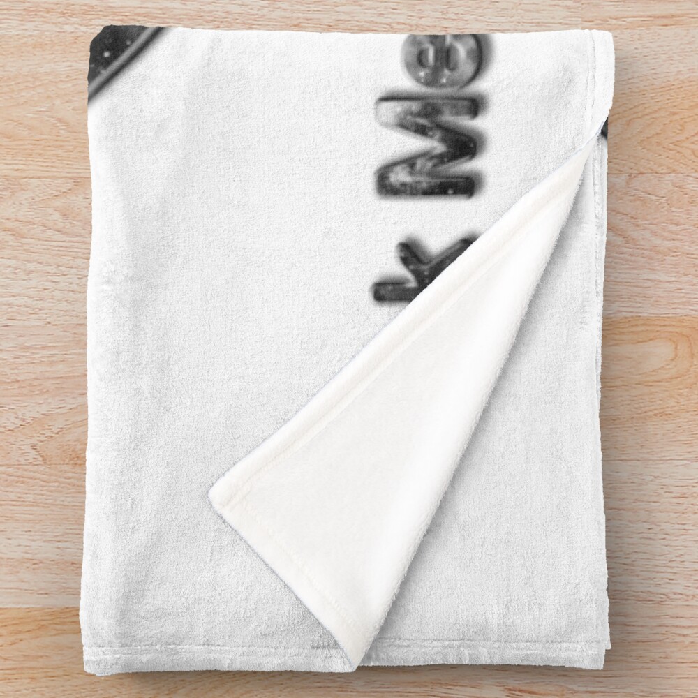 Half Life Black Mesa Research Facility Logo Chrome Design Throw Blanket - Image 2