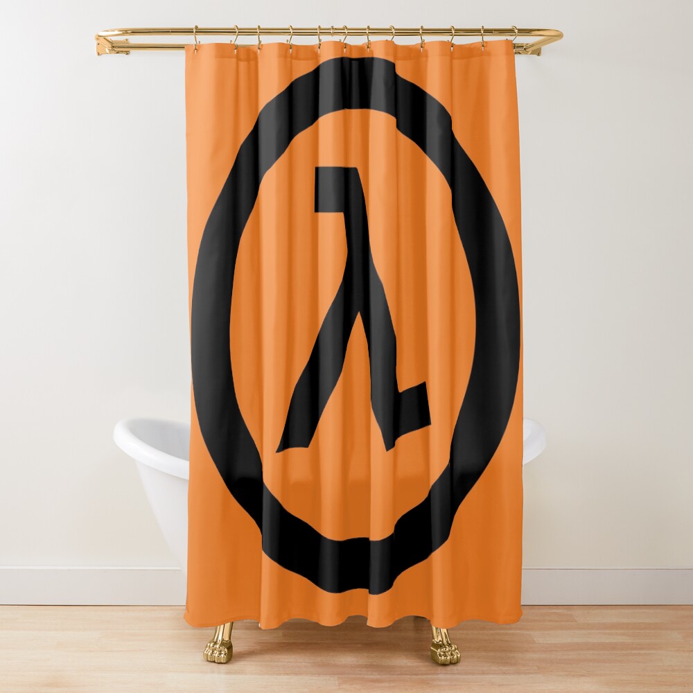 Half Life Lambda Shower Curtain