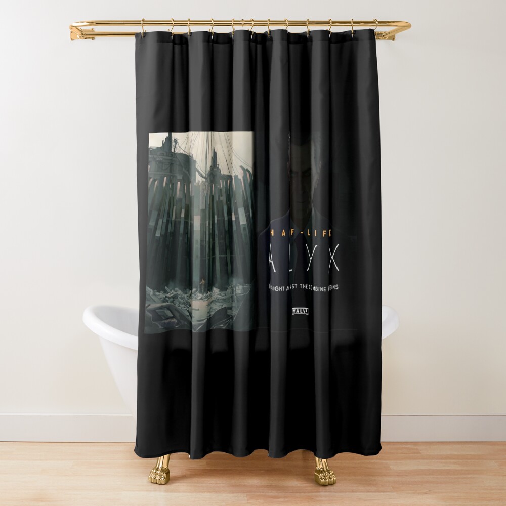 Halflife Shower Curtain